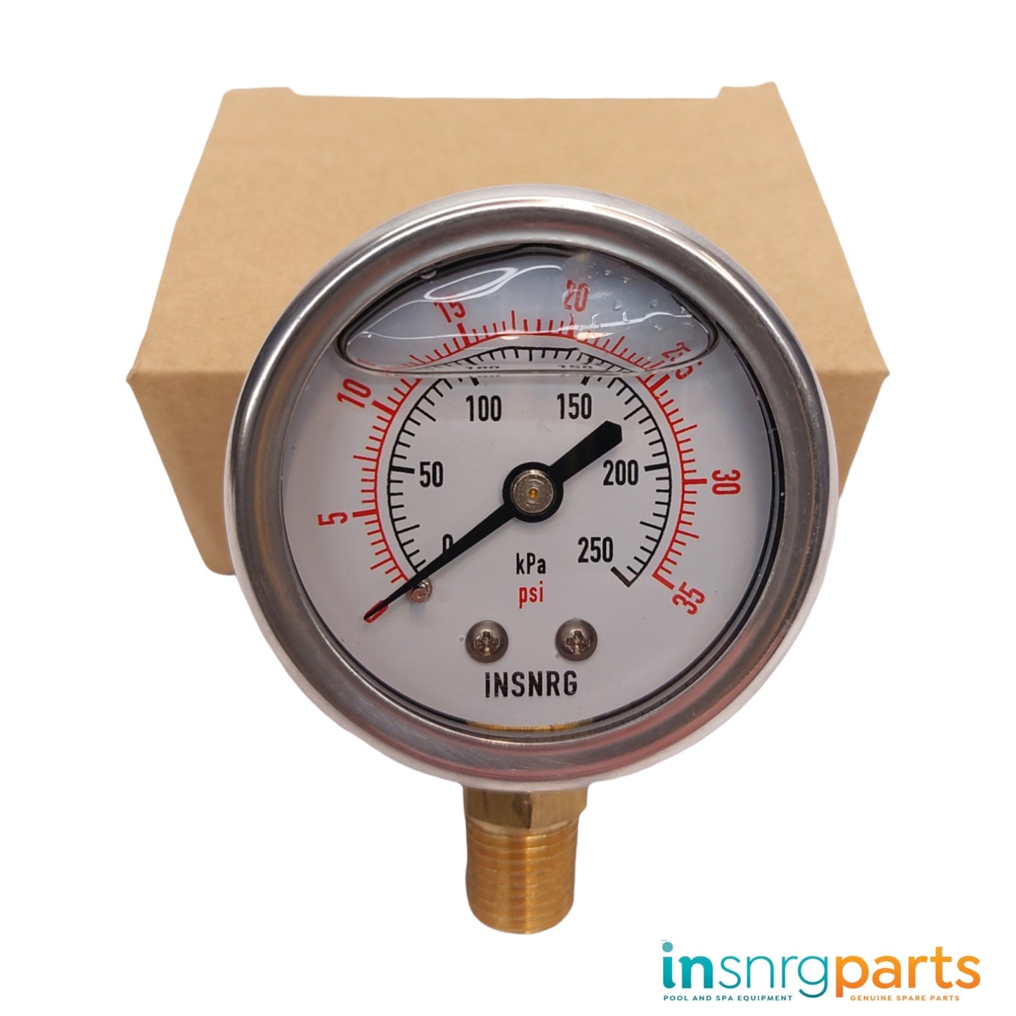 Pressure Gauge (Oil Filled) - Insnrg Ci, Li & Di Cartridge Filters (Ci100/Ci150/Ci200/Ci250/Li) [10101512001]