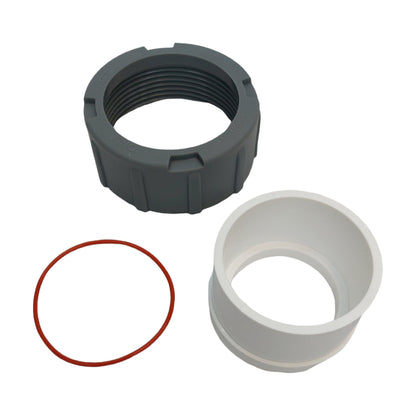 Nut and Tail Union Assembly Including Lock And O-Ring (50mm) - All Insnrg Pumps, Filters, Chlorinators and UV (Ci/Li/Di/Mi/Qi/Xi/Si/Ni/Vi/Ri/UVi) [152001]
