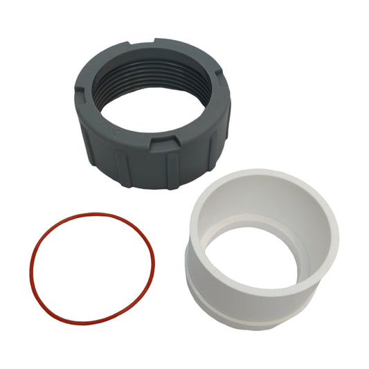Nut and Tail Union Assembly Including Lock And O-Ring (50mm) - All Insnrg Pumps, Filters, Chlorinators and UV (Ci/Li/Di/Mi/Qi/Xi/Si/Ni/Vi/Ri/UVi) [152001]