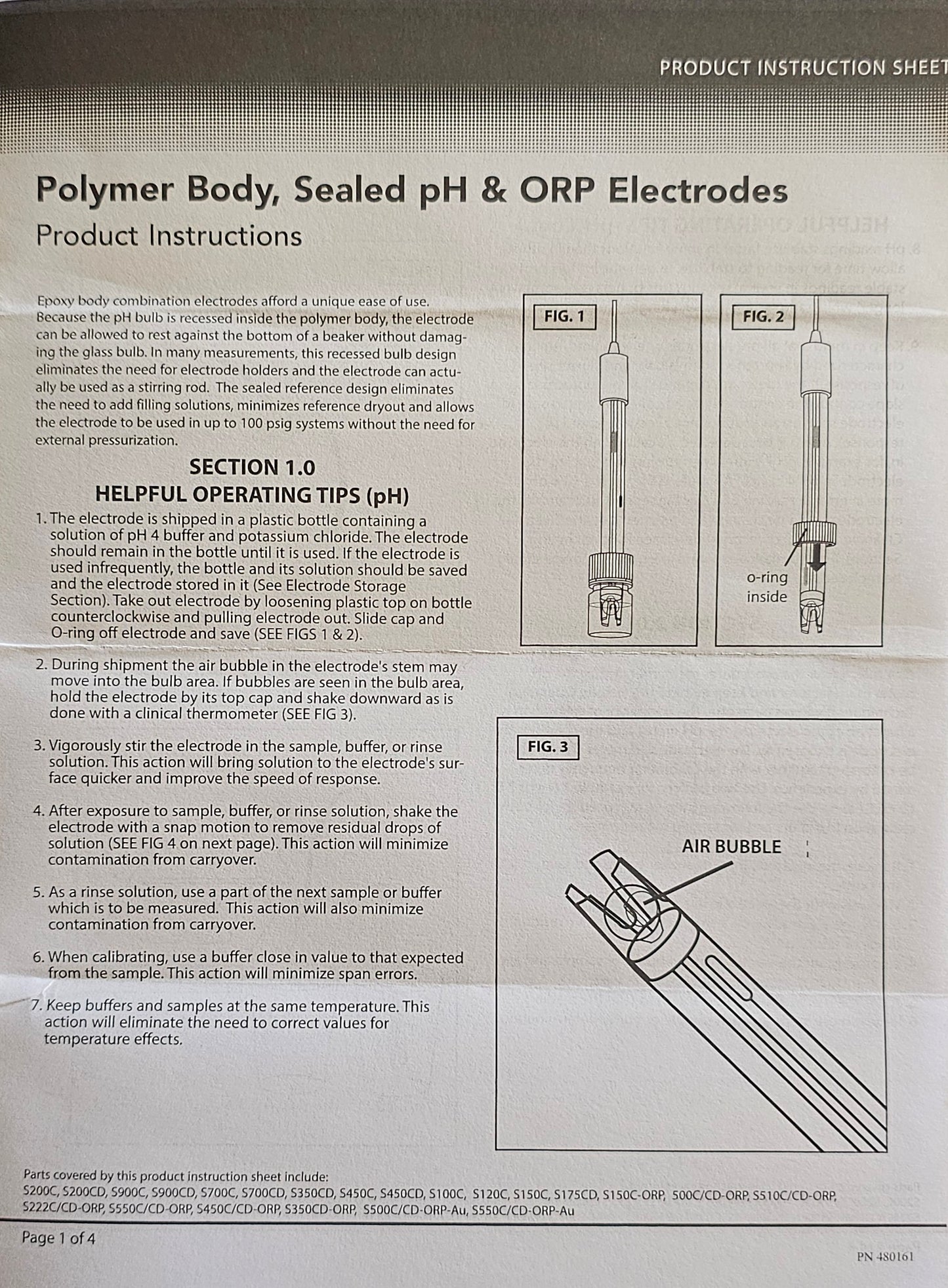 ORP Probe Sensor - Insnrg Premium Chlorinators (Vi/Ri) [13101202]