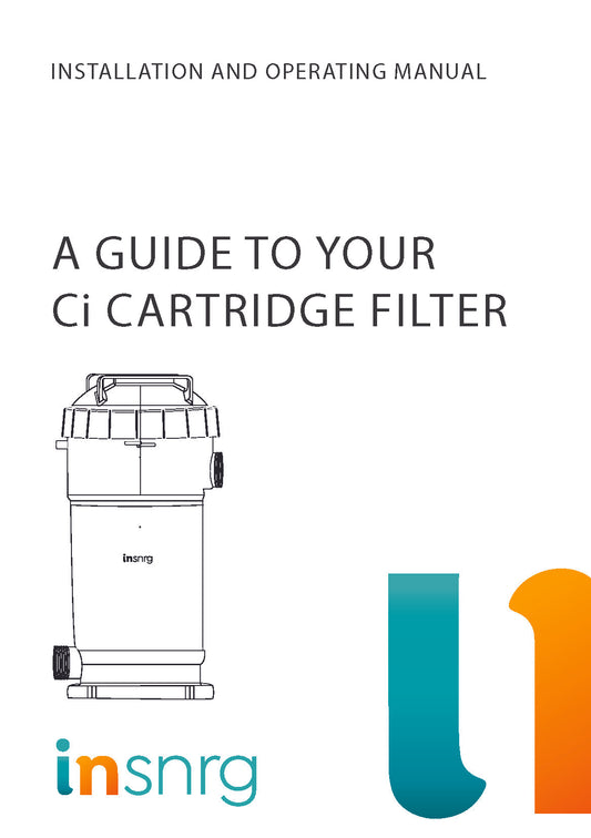 Manual for Ci Cartridge Filter (Physical Copy) - Insnrg Ci Filters [ISP001Ci]
