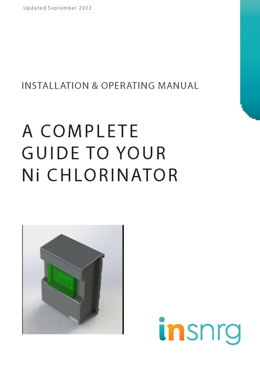 Manual for Ni Chlorinator (Physical Copy) - Insnrg Chlorinator (Ni25/Ni40) [ISP001Ni]