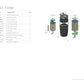 Replacement 105 Sq Ft Filter Cartridge/Element - Insnrg Li Cartridge Filters [16C30511002]
